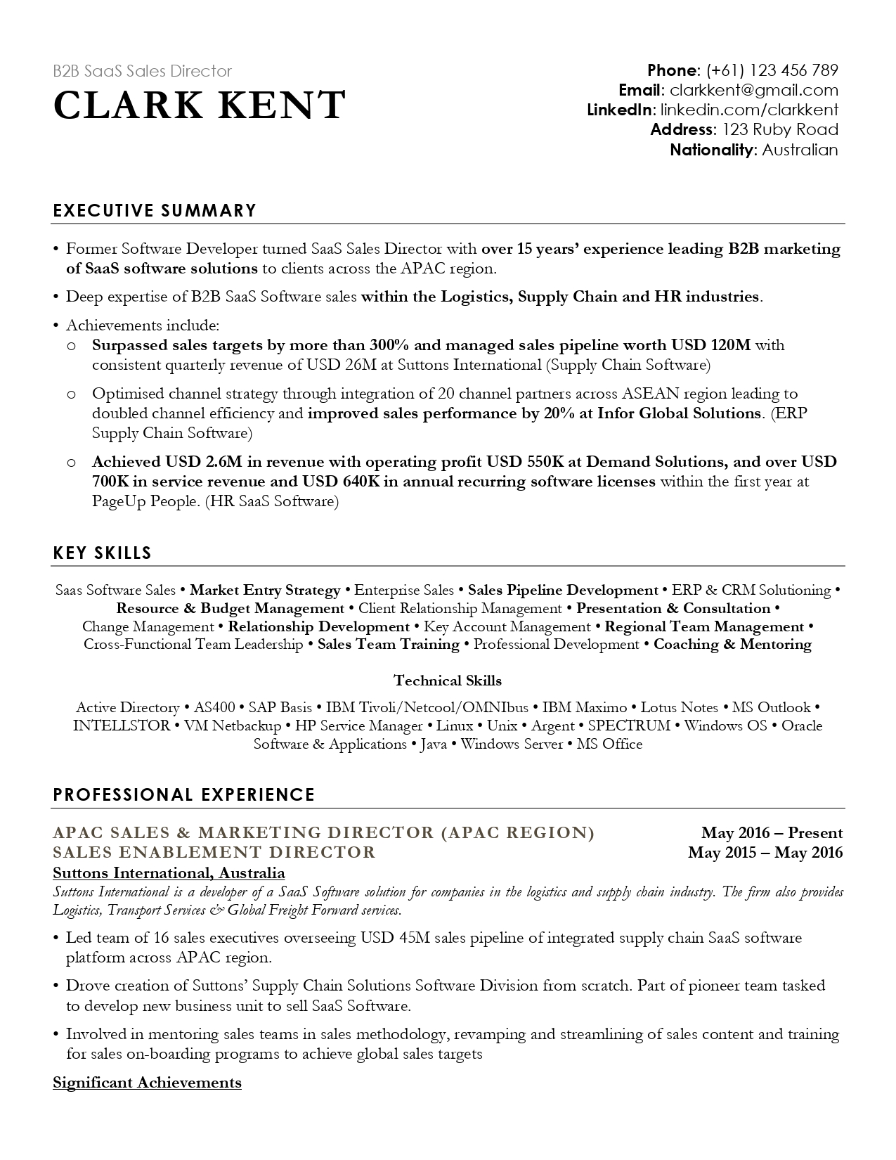 Professional Black